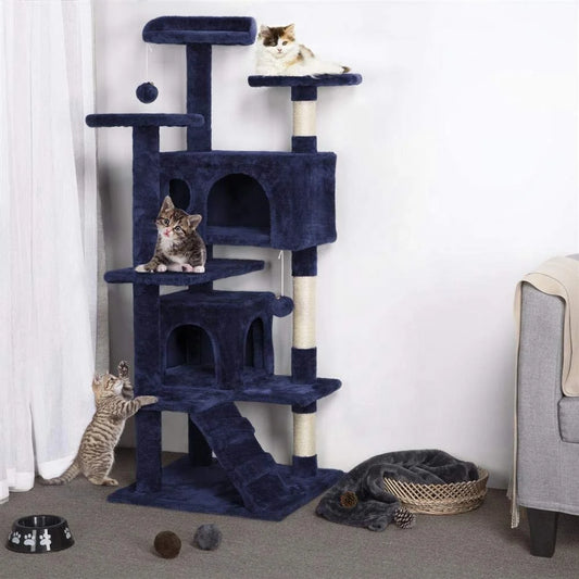 51" Multi-Level Cat Tree Tower