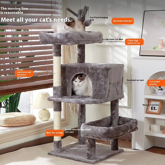 Classic Cat Condo Tower with Sisal Posts